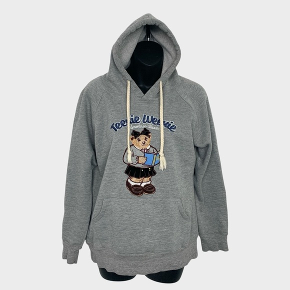 Vintage Teenie Weenie Bear Hoodie Sweatshirt - Picture 2 of 4
